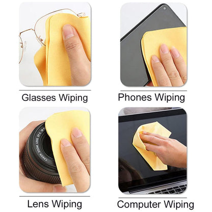 Microfiber Cleaning Cloths (6 Ãƒâ€” 7 Inch) (Multicolor) (Pack of 1 Pc)