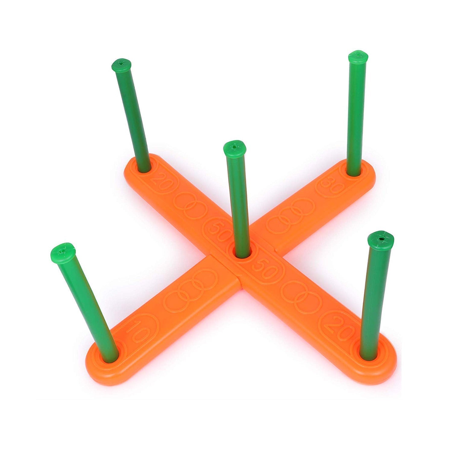 Kidsâ€™ ring toss game set.