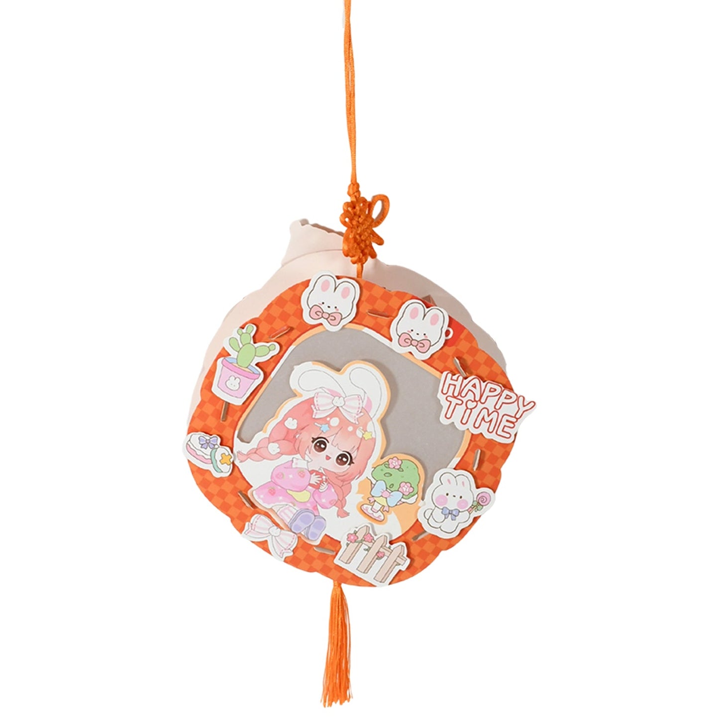 DIY Handmade Cartoon Paper Lanterns Ã¢â‚¬â€œ Antique Hollow-Out LED Projection for Festival Decor