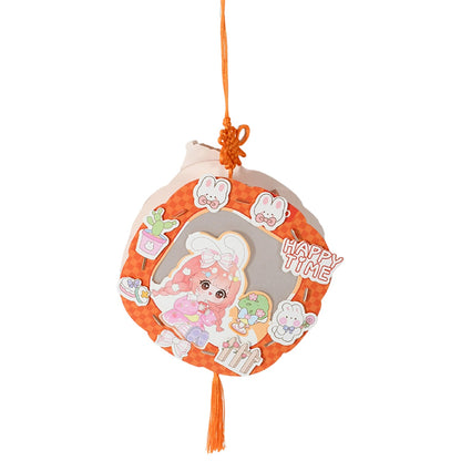DIY Handmade Cartoon Paper Lanterns Ã¢â‚¬â€œ Antique Hollow-Out LED Projection for Festival Decor