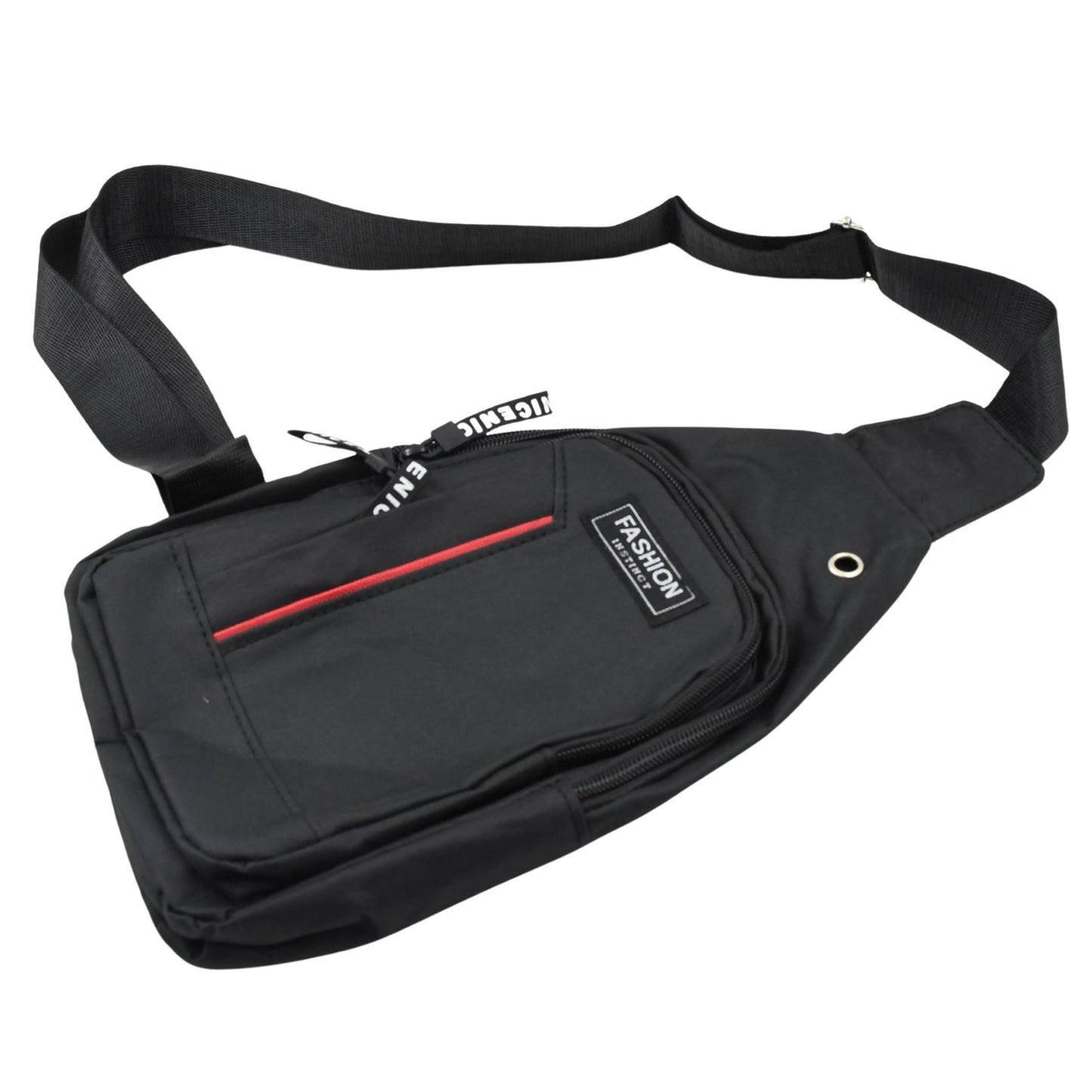 Waterproof Anti-Theft Crossbody Fanny Pack Ã¢â‚¬â€œ USB Charging (1 Pc, Black & Grey)