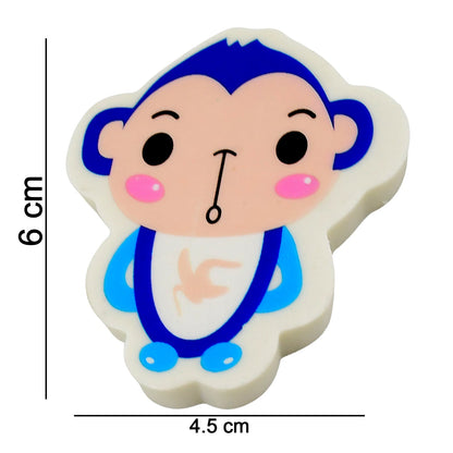 Cartoon Design Eraser (4 Pc / Mix Design)