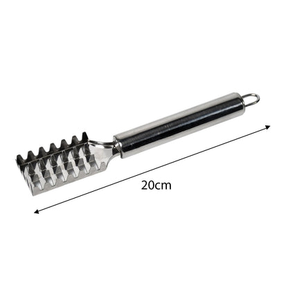 Stainless Steel Fish Scale Remover Scraper Ã¢â‚¬â€œ Sawtooth Kitchen Tool