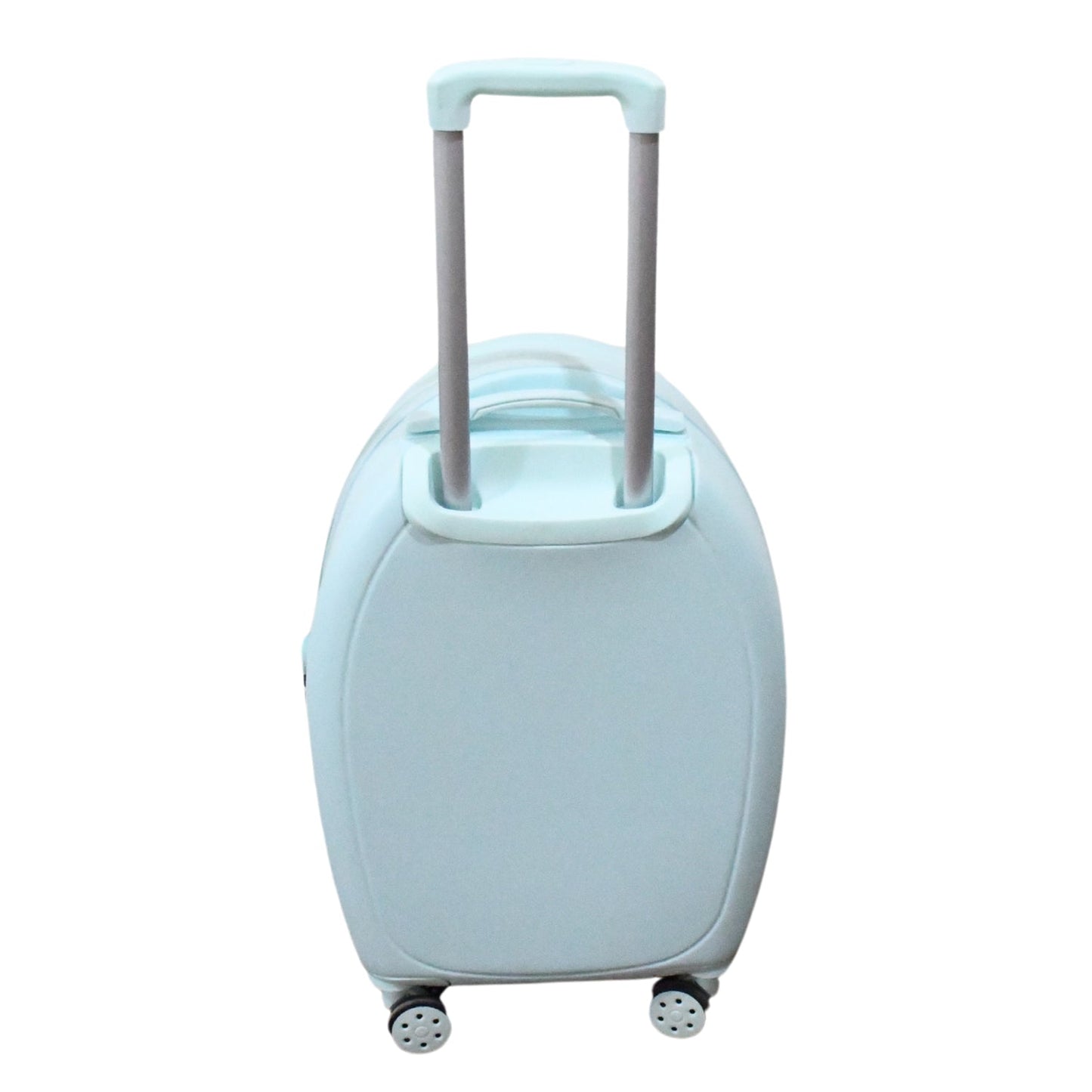17849Ã‚Â Suitcase For Kids, Girls Green Small Cabin Hard Cover Holiday Carry On Trolley with Extendable Handle, Children's Luggage, Trolley Rolling Luggage for Toddlers Men Woman (Mix Color)