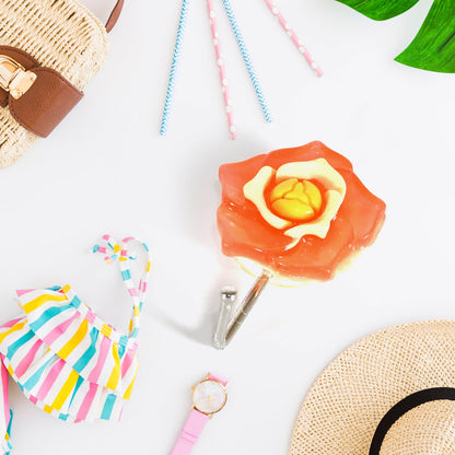 Multipurpose Mix Design Self Adhesive Wall Hooks Load Capacity Up to 1 Kg (Mix Design \ 5 Pc)