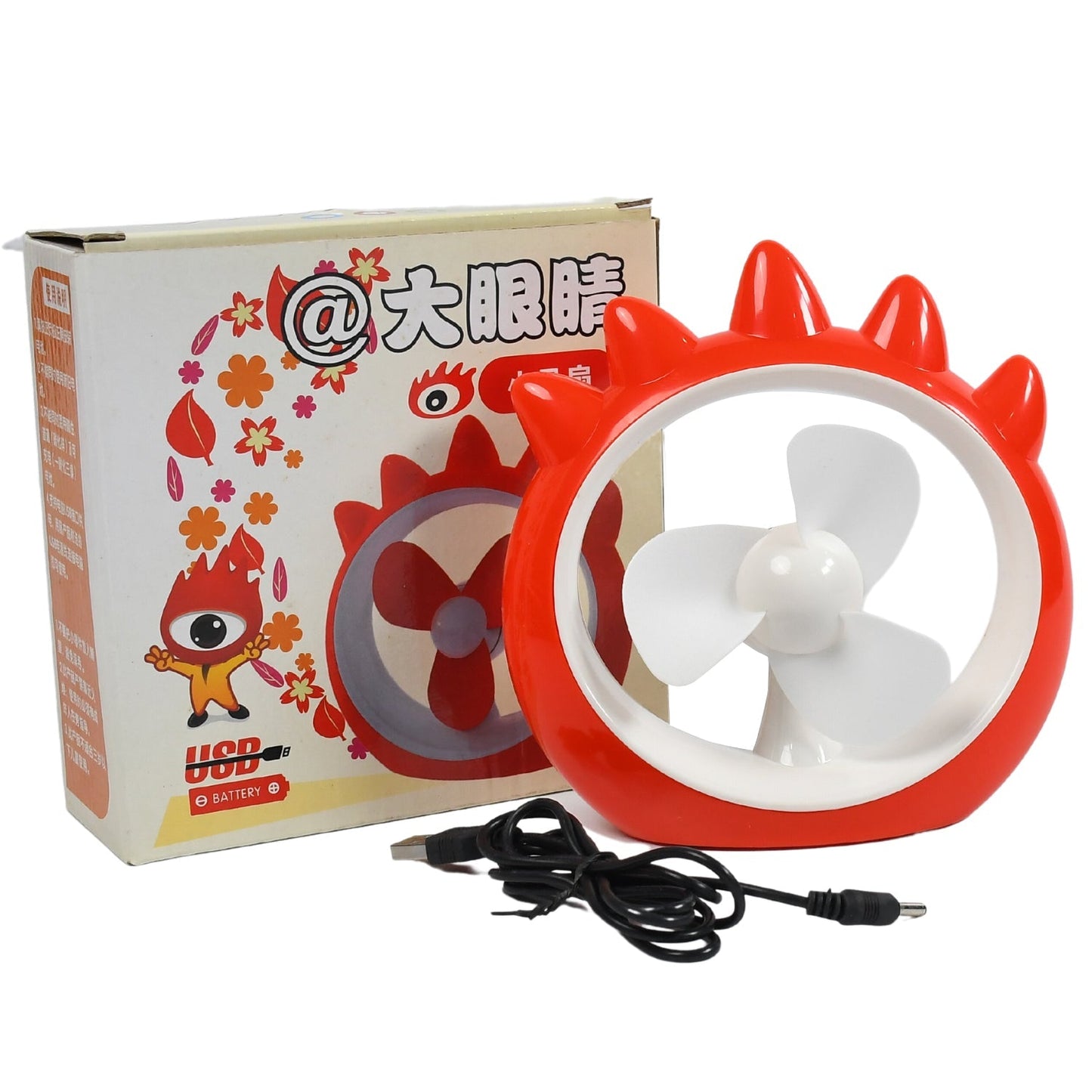 Mini Desktop Fan Ã¢â‚¬â€œ Rechargeable USB Cooling Fan for Home, Office & Car (Battery Not Included)