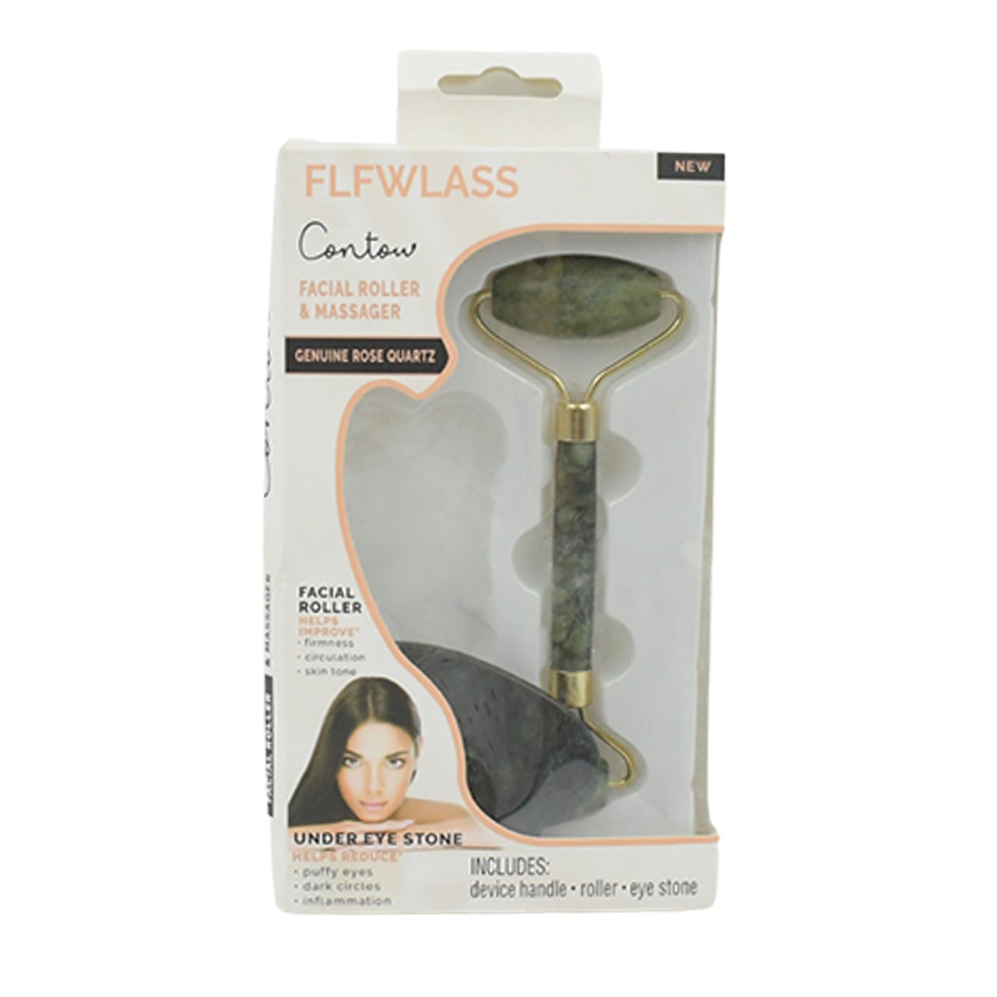 Jade Roller & Gua Sha Set Ã¢â‚¬â€œ Natural Face Massager for Anti-Aging, Glowing Skin & Face Shaping (1 Pc)