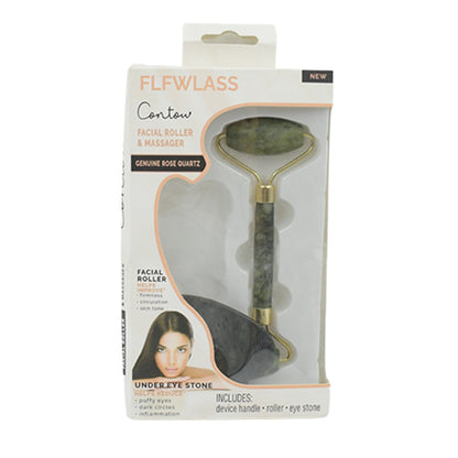 Jade Roller & Gua Sha Set Ã¢â‚¬â€œ Natural Face Massager for Anti-Aging, Glowing Skin & Face Shaping (1 Pc)