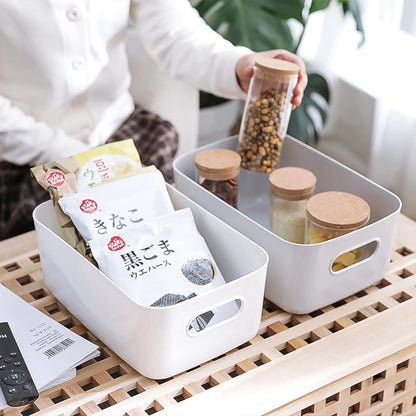 Storage Boxes Plastic Kitchen Storage Baskets (1 Pc / 21Ãƒâ€”15 Cm)