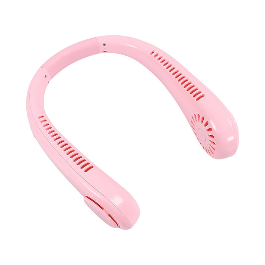 Portable Neck Fan: Holiday Hands Free Bladeless Neck Fan, 360Ã‚Â° Cooling Hanging Fan, USB Rechargeable Personal Neck Fan, Wearable Neck Fan Suitable for Traveling