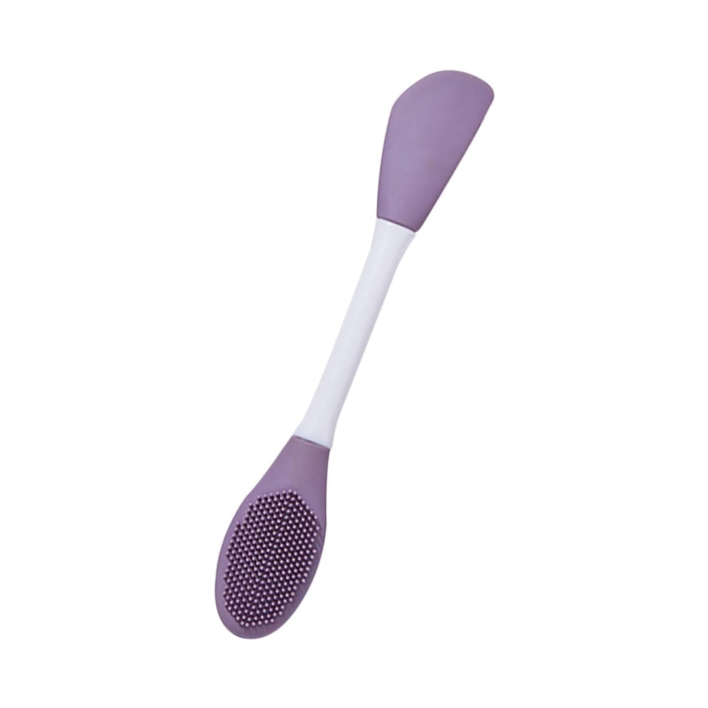 Double-Headed Silicone Mask Brush Ã¢â‚¬â€œ Facial Cleansing & Mask Application Tool (1 Pc)