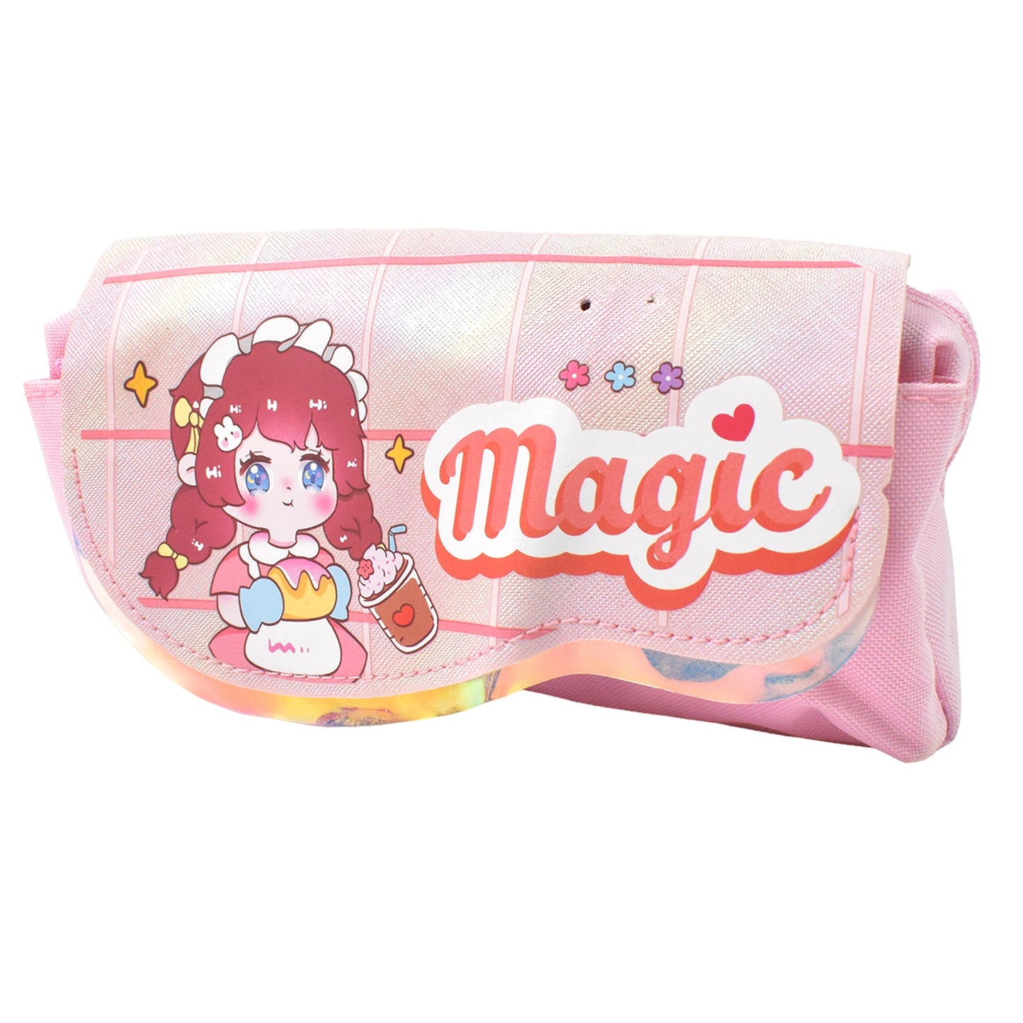 Pencil Pouch With Zipper (1 Pc / 2 Compartment)