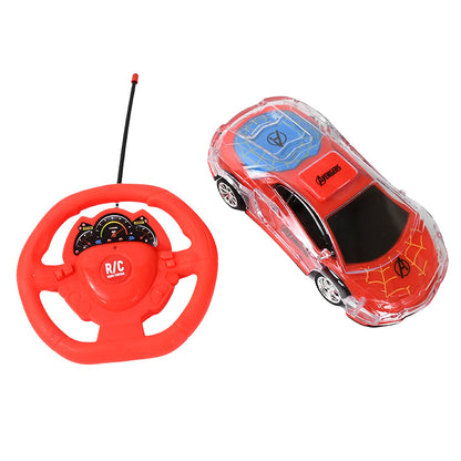 Plastic RC Racing Car Ã¢â‚¬â€œ 2-Way Control with Handle Remote & Rechargeable Battery (Ideal Birthday Gift)