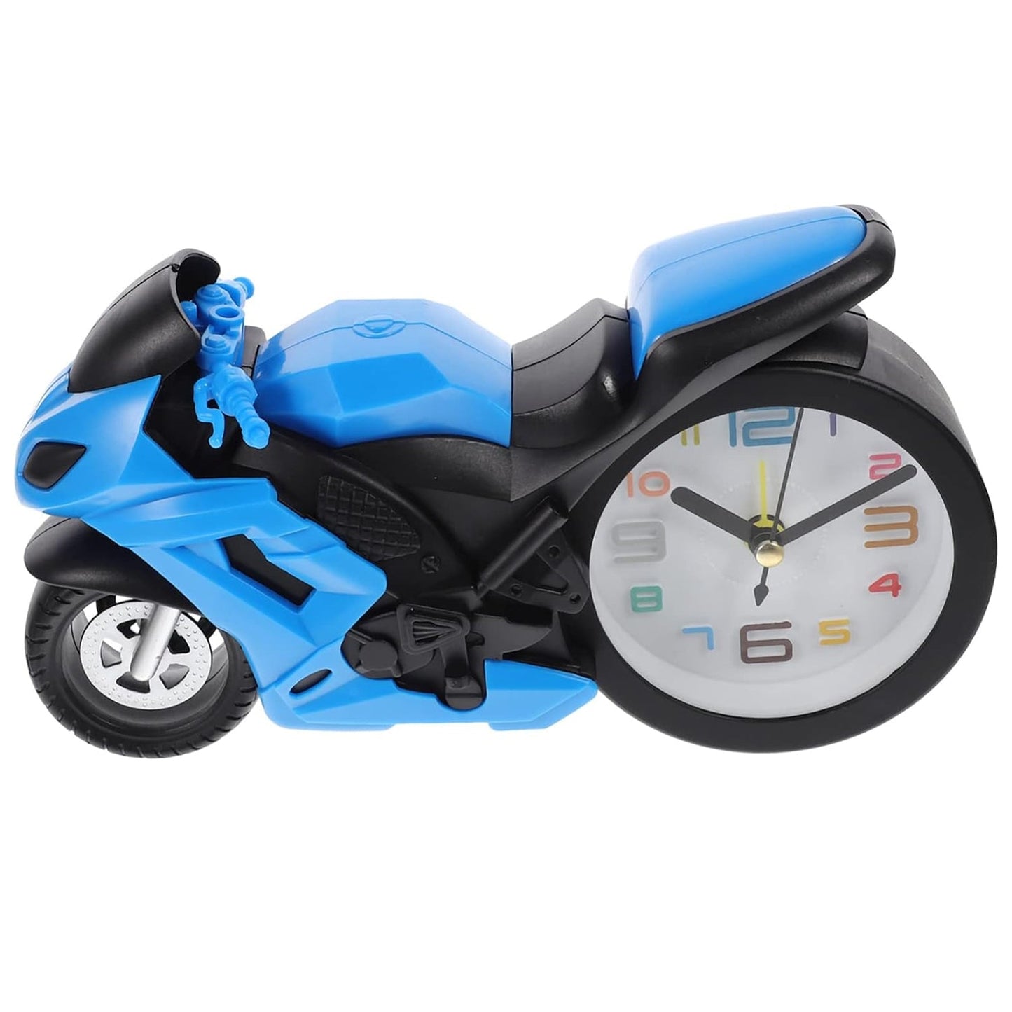 Retro Motorcycle Alarm Clock Ã¢â‚¬â€œ Novelty Bike Engine Style Desk Clock