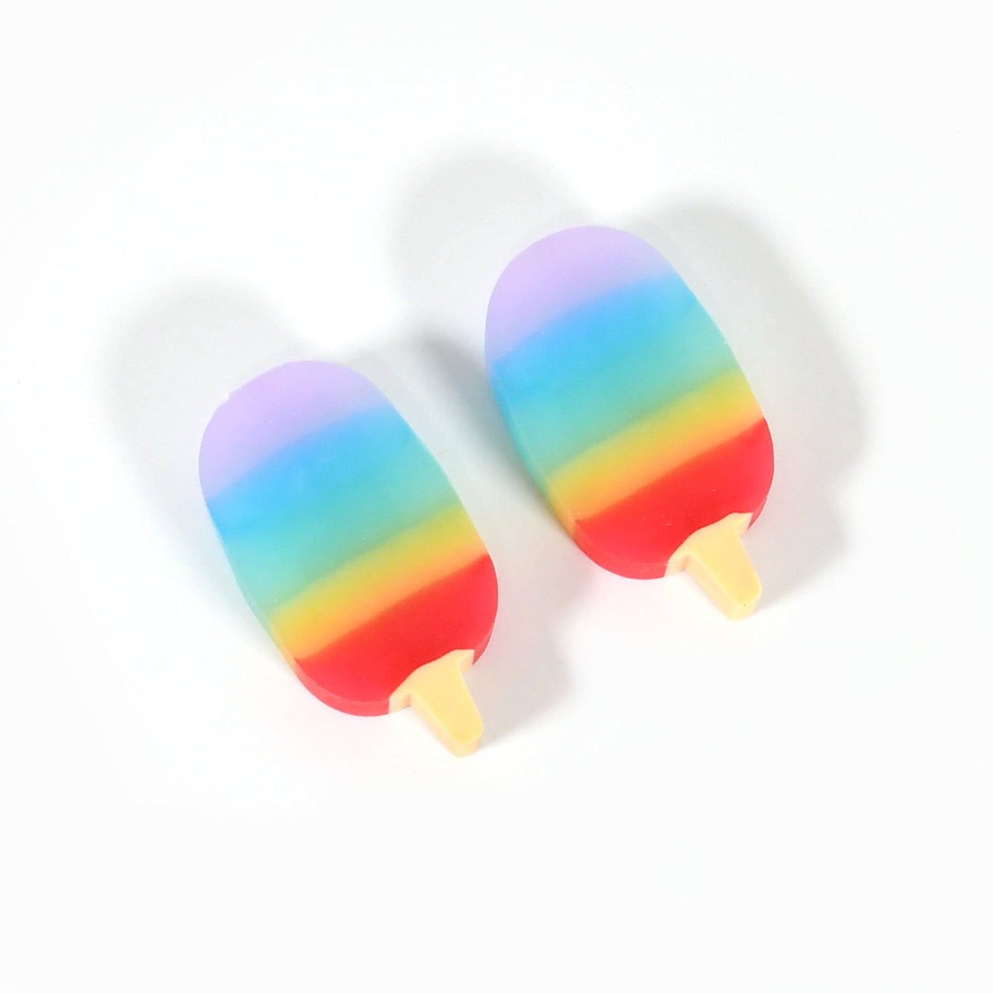 Jelly Popsicle Erasers Ã¢â‚¬â€œ Cute & Fancy Mini Erasers for Kids (2 Pc Set, Mix Design)