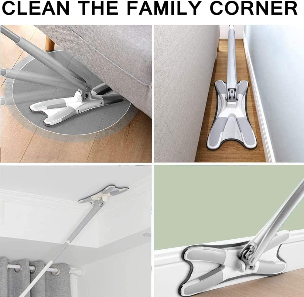 360Â° flexible mop for easy maneuvering