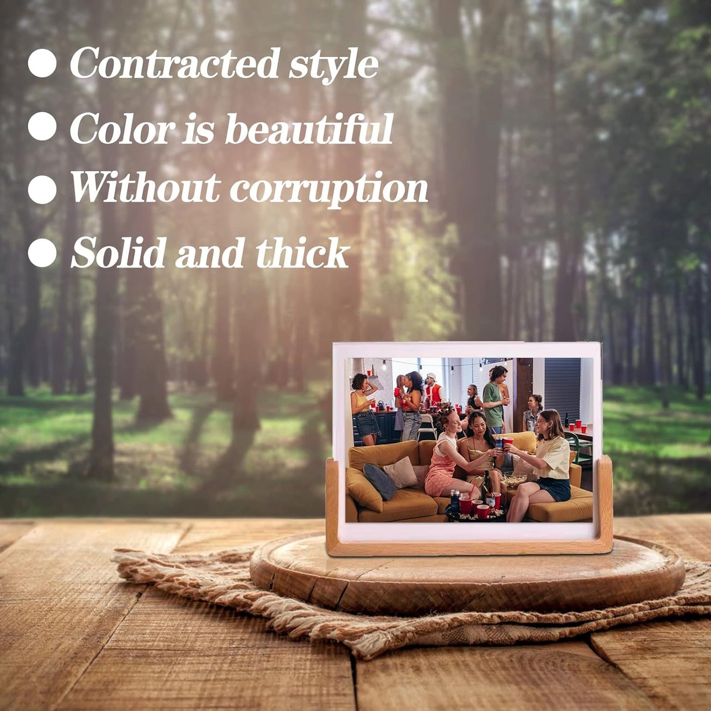 Ã‚Â Wooden Picture Stand, Photo Frame Stand (1 Pc)