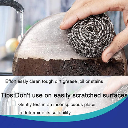 Microfiber Kitchen Cleaning Set - 6-Piece Sponge & Scouring Pad Collection