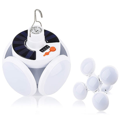 Solar Multi-Functional Emergency LED Light Ã¢â‚¬â€œ USB Rechargeable, 5 Modes, Foldable, SOS & IP65 Waterproof