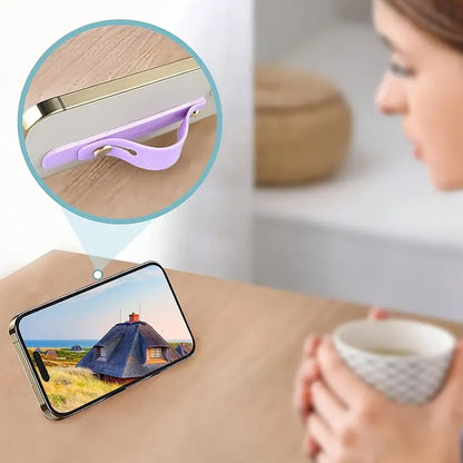 Phone Loop Finger Holder, Phone Grip Straps Silicone Phone Finger Strap (2 Pc)