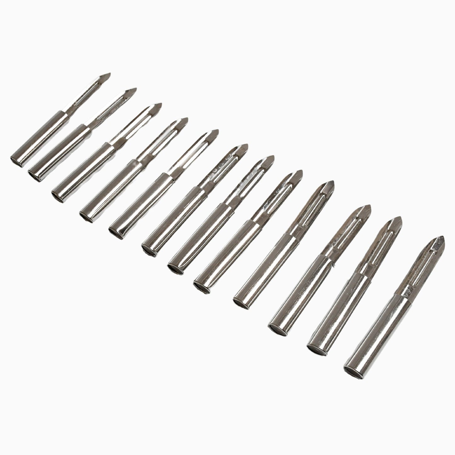 Stainless Steel Peeler Set Ã¢â‚¬â€œ Multi-Purpose Handle for Peeling & Shredding (12 Pcs Set)