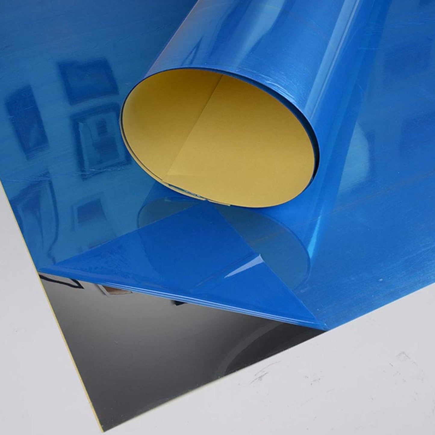 3D Mirror Wall Stickers Wall Mirror Decorative Mirror Paper for Home, Living Room Wall, Bedroom Wall, TV Backdrop Use Paper (100Ãƒâ€”50 Cm / 3 Pc )