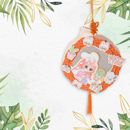 DIY Handmade Cartoon Paper Lanterns Ã¢â‚¬â€œ Antique Hollow-Out LED Projection for Festival Decor