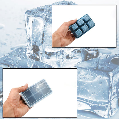 6-Grid Silicone Ice Tray Ã¢â‚¬â€œ Ideal for Household Ice Making