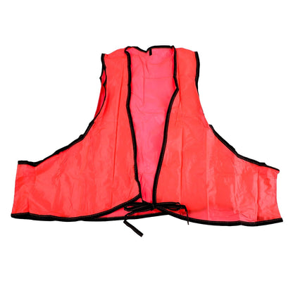 Economy PVC Safety Vest Ã¢â‚¬â€œ Soft Vinyl, Tie Closure, High Visibility