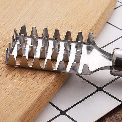 Stainless Steel Fish Scale Remover Scraper Ã¢â‚¬â€œ Sawtooth Kitchen Tool
