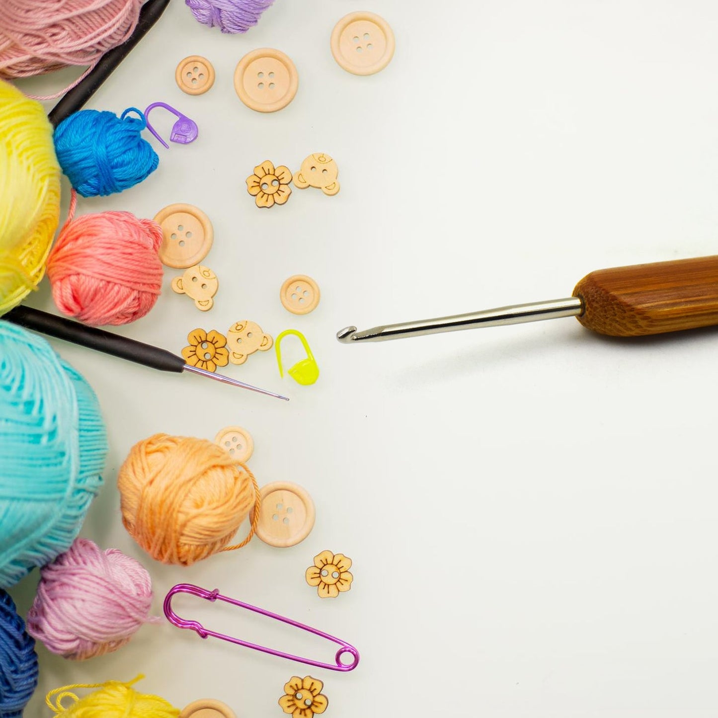 Crochet Hooks, Hook Needle Stainless Steel (3 Pc / 1.5 MM)