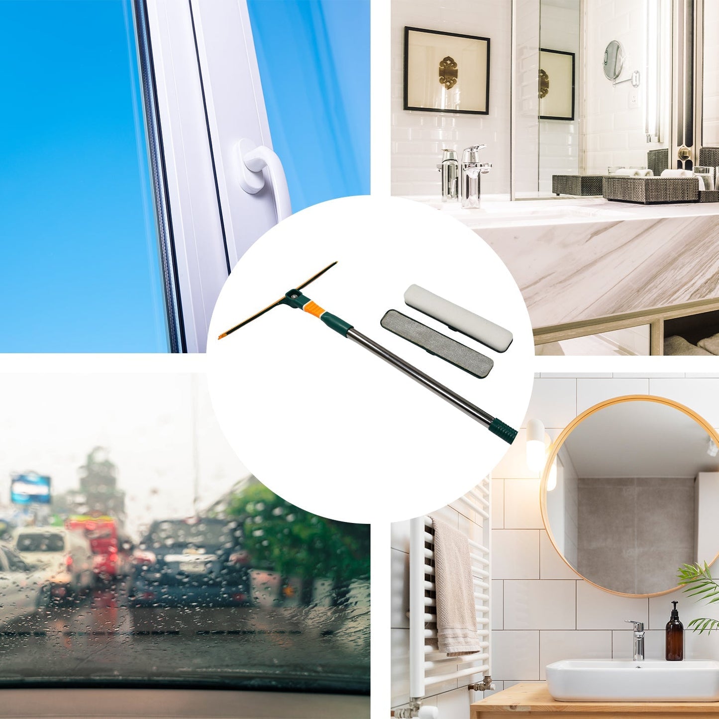 3-in-1 Glass Wiper Ã¢â‚¬â€œ Multi-Surface Cleaner for Home & Office