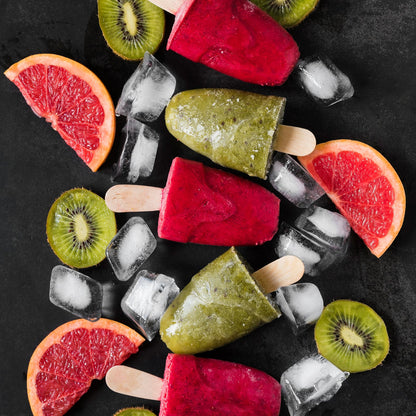 Ice Candy Maker 6 pcs Set Kulfi Maker Ice Candy Mould Clear sicle Mold Homemade Ice  Maker Reusable Easy Candy Chocobar Kulfi Mould Tray with Sticks