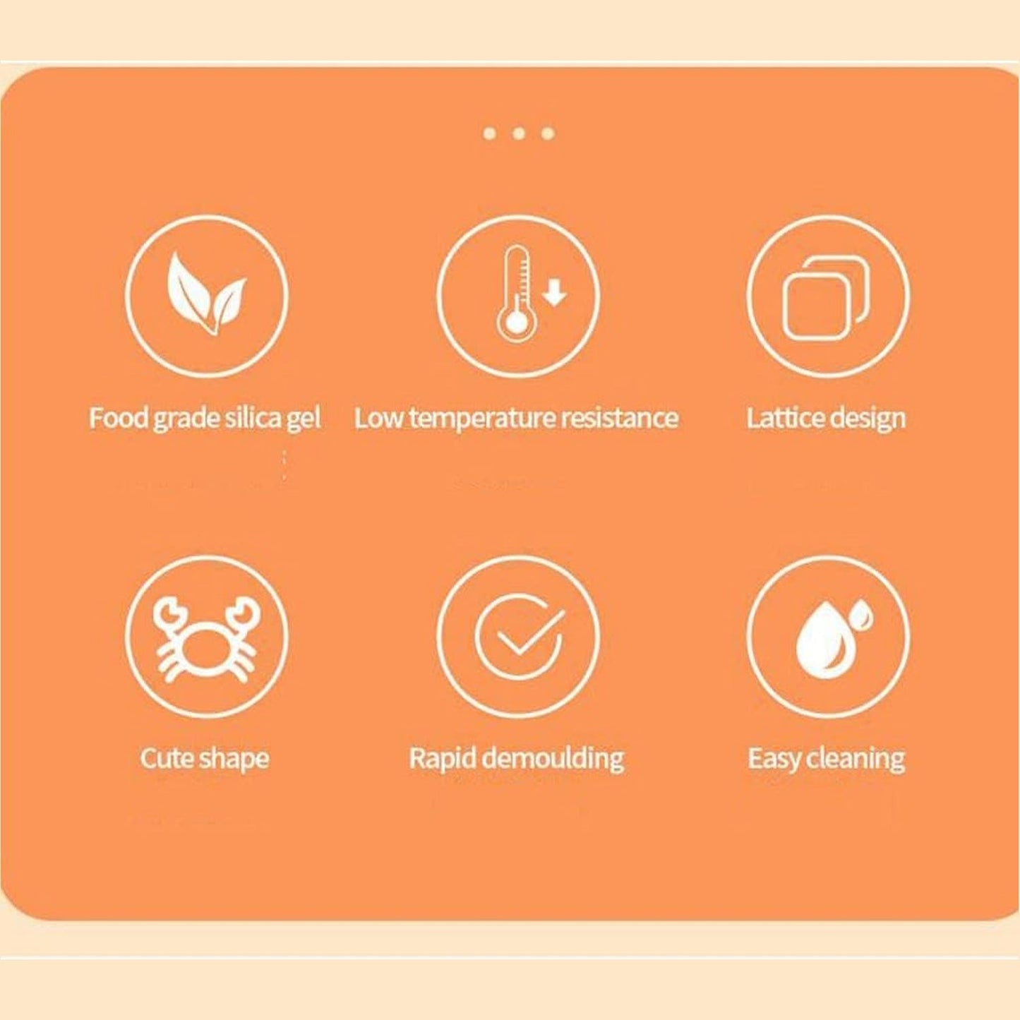 Crab Ice Mold Ã¢â‚¬â€œ Silicone Ice Cream & sicle Mold for Kids (1 Pc)