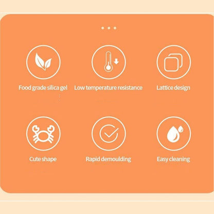 Crab Ice Mold Ã¢â‚¬â€œ Silicone Ice Cream & sicle Mold for Kids (1 Pc)