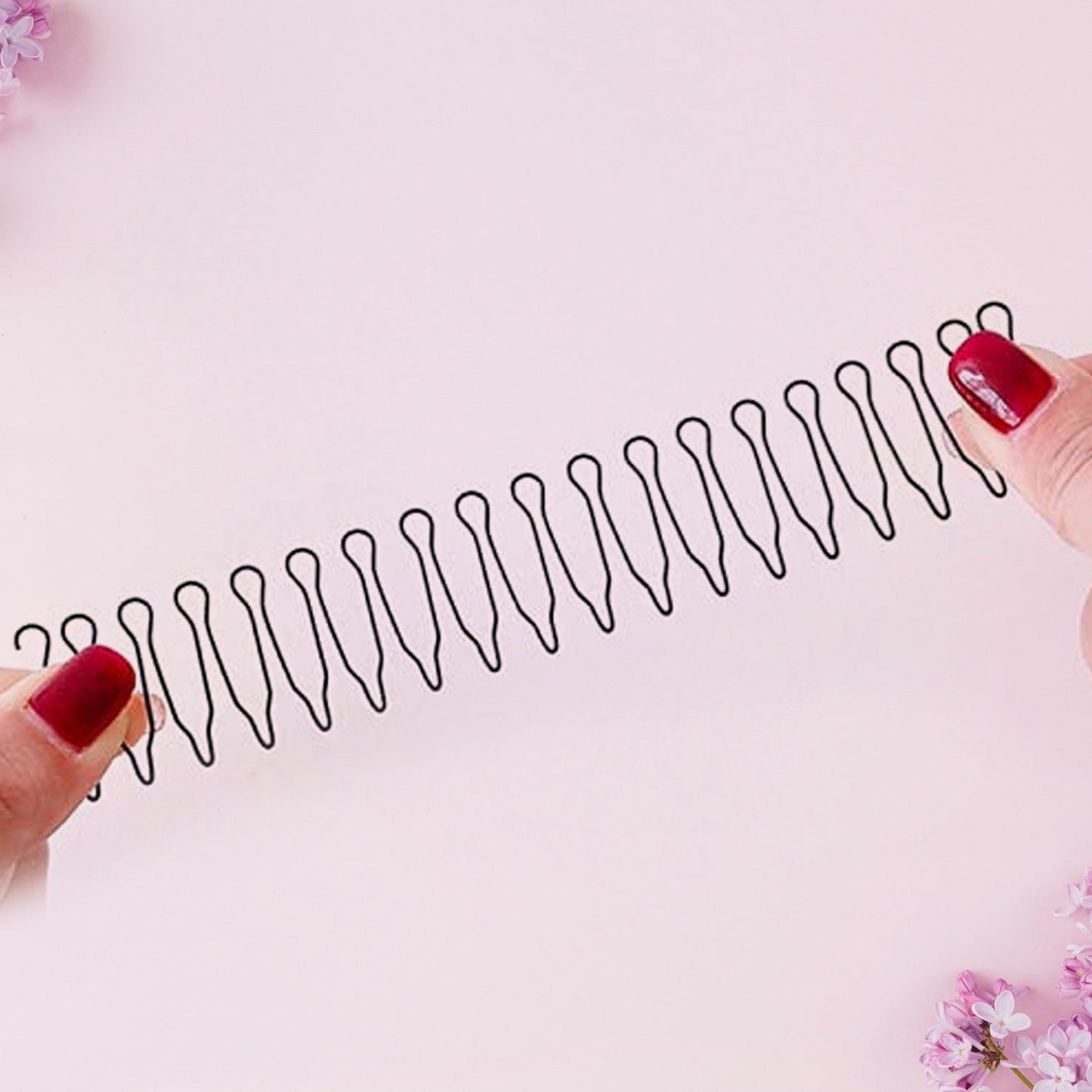 Small Hair Finishing Fixer Styling Tool for Women Girls (2 Pc)