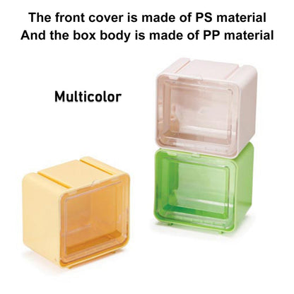 Durable Transparent Tape Storage Box Ã¢â‚¬â€œ Plastic Office Organizer