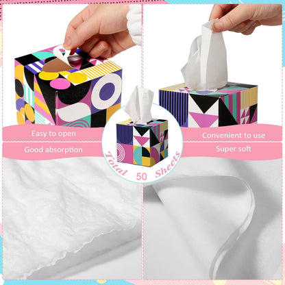 Tissues Cube Box Ã¢â‚¬â€œ Stylish and Practical Tissue Holder for Home & Office (50 Pcs Set Approx)