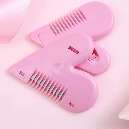 Heart Shape Plastic Hair Cutting Scissors (2 Pc / With Card Packing)