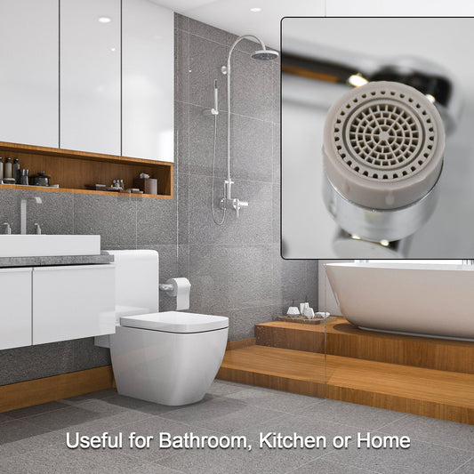 Splash Faucet Filter Ã¢â‚¬â€œ 180Ã‚Â° Rotating Sprayer, Double O-Ring, Movable Water-Saving Sink Aerator Extender (Loose)