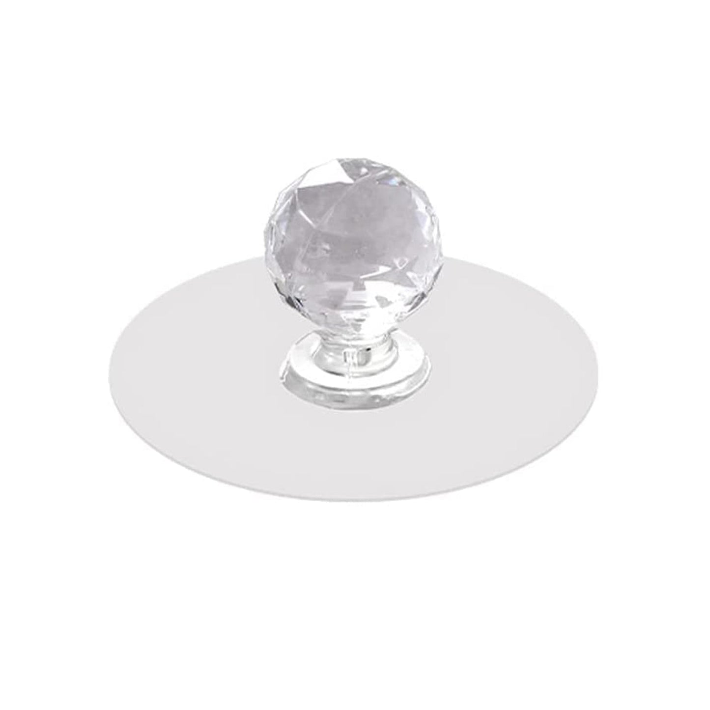 Clear Diamond Crystal Cabinet Knob & Pull Handle (4 Pc)