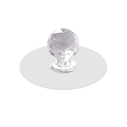 Clear Diamond Crystal Cabinet Knob & Pull Handle (4 Pc)