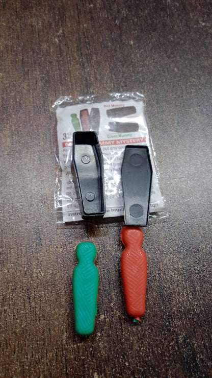 Magic Mummy MYSTERY Trick Toy Mummy CASE (3 Pc / Mix Color & Design)