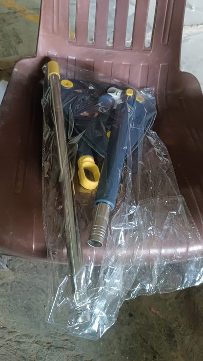 360Ã‚Â° Rotatable Mop Triangle Mop with Long Handle (1 Pc / 113 Cm)