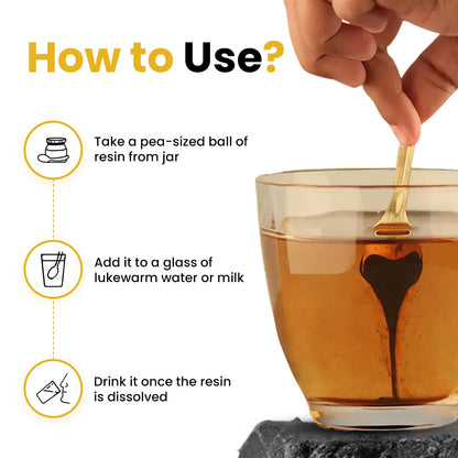 Himalayan Shilajit Gold Resin Ã¢â‚¬â€œ 20g | Helps improve Stamina | Contains Gold