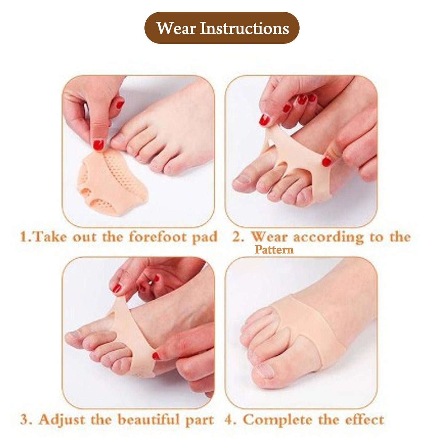 Silicone Tiptoe Protector Ã¢â‚¬â€œ Cover for Men & Women