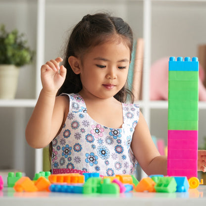 Colorful block set for childrenâ€™s play and educational purposes