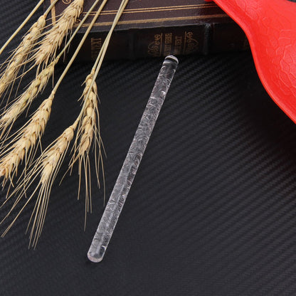 Textured Embossed Acrylic Rolling Pins Fondant Cake Decorating Tools (2 Pc)