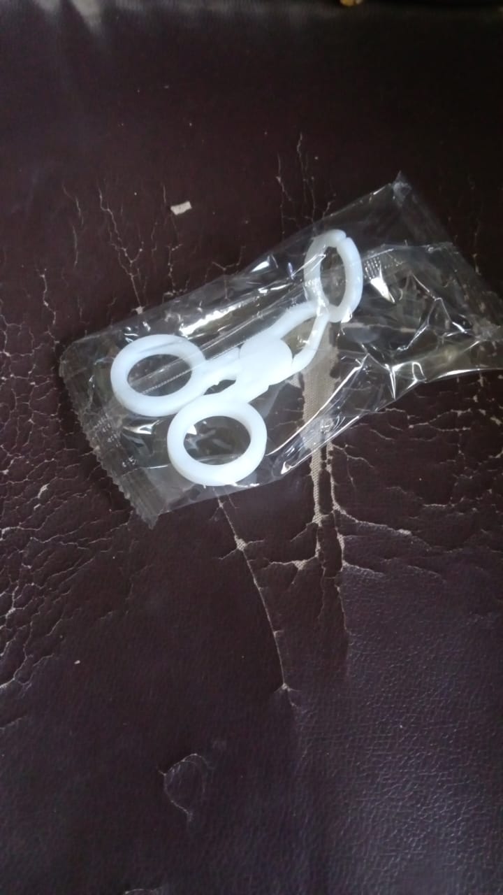 Plastic Ergonomic Women Eye Care Contact Lenses Inserter Remover Tool (2 Pc)