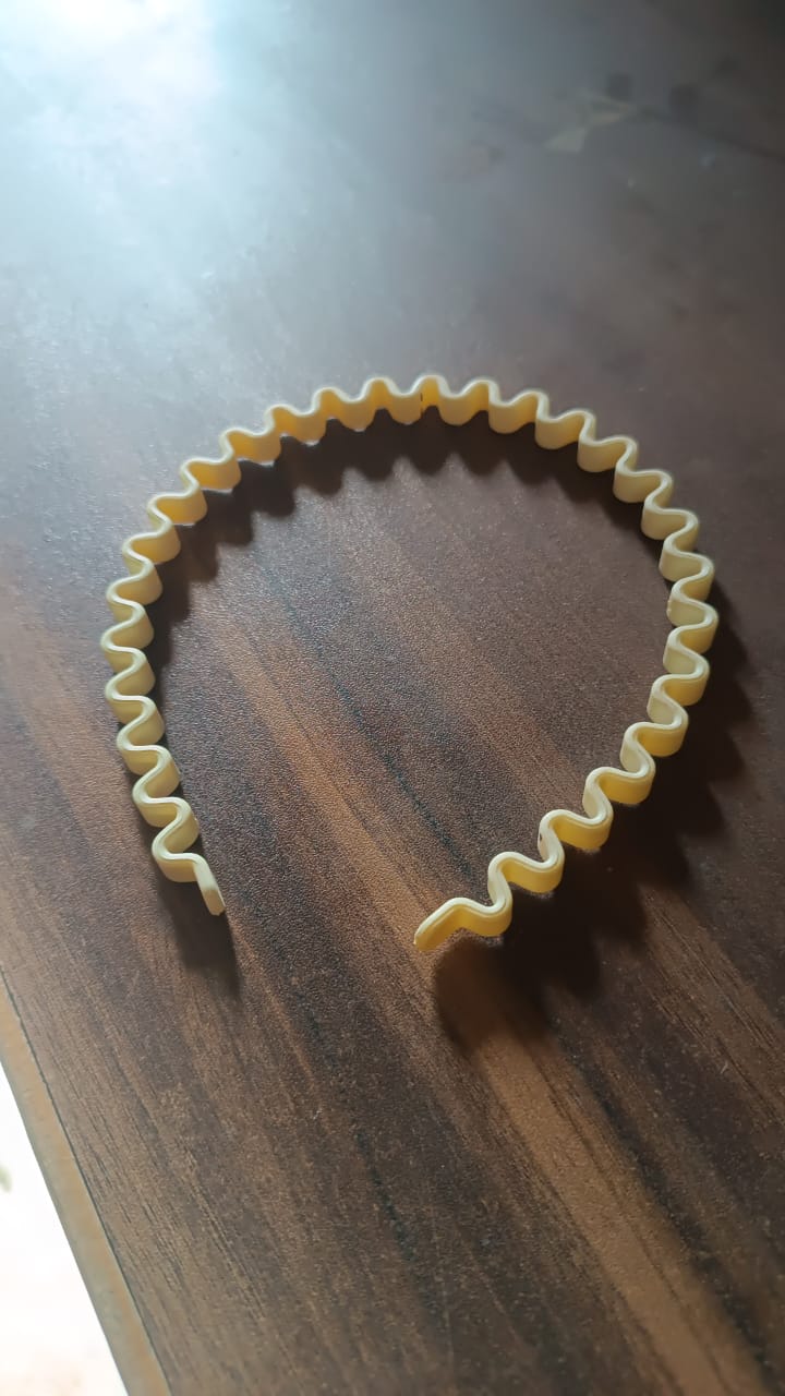 Plastic Simple Headbands Comb Headbands Hairbands (3 Pc)